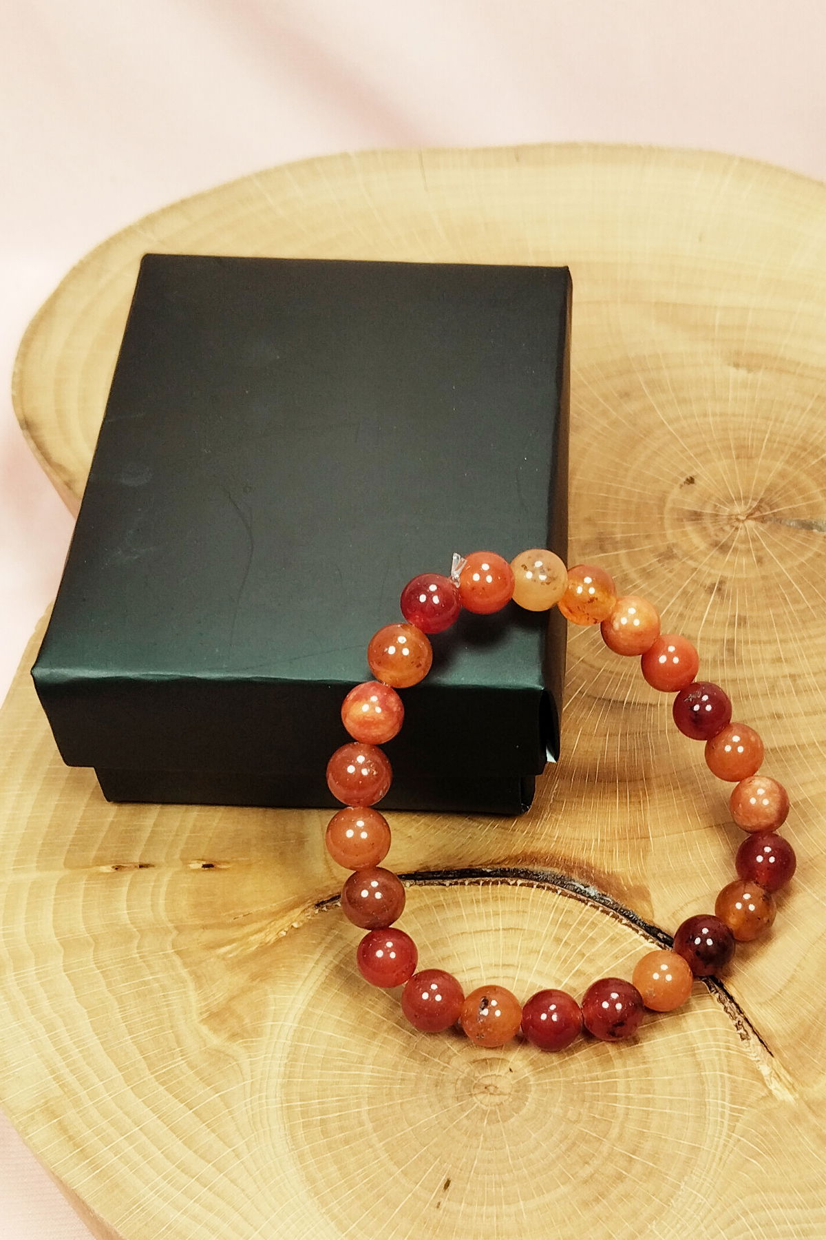 Agate Natural Stone Bracelet Boxed