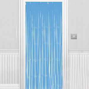 Soft Light Blue Color Wall and Door Curtain 100x220 cm