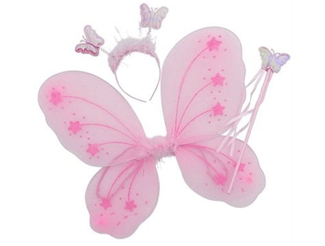 Demonstration Butterfly Wing (3 Piece)-Pink