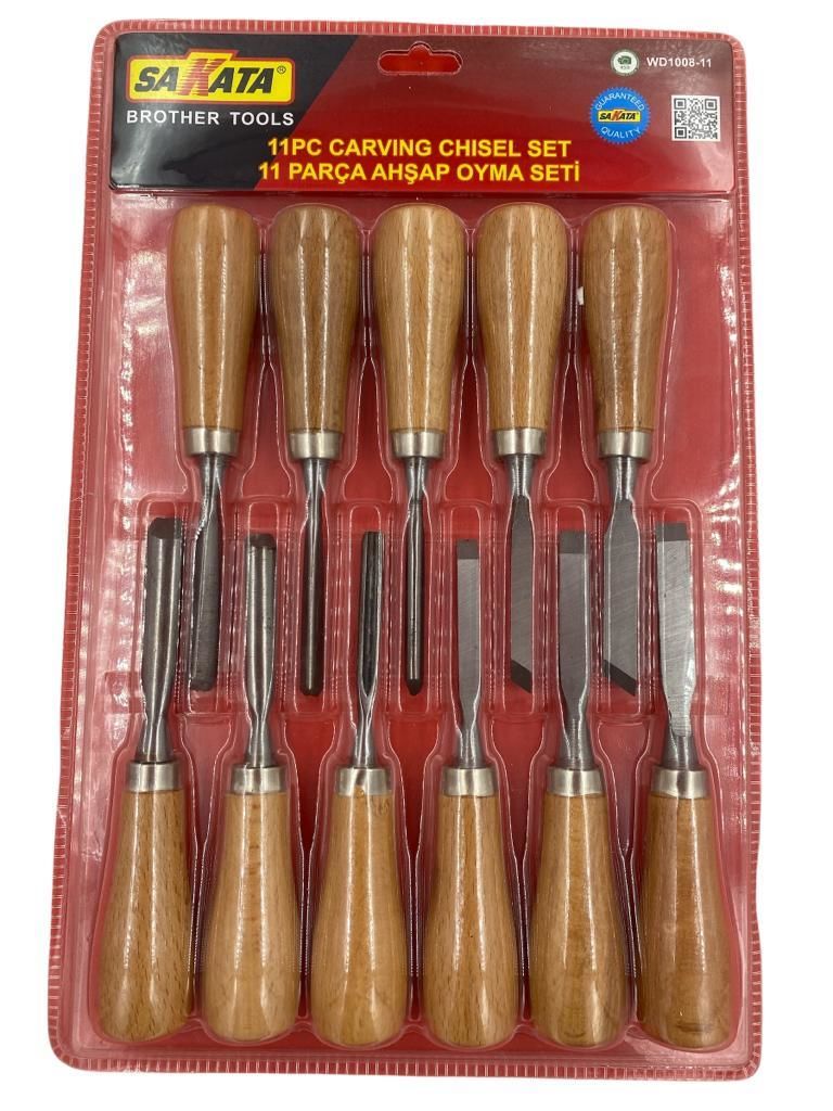 Sakata WD 100811 Wood Carving Set 11 Piece