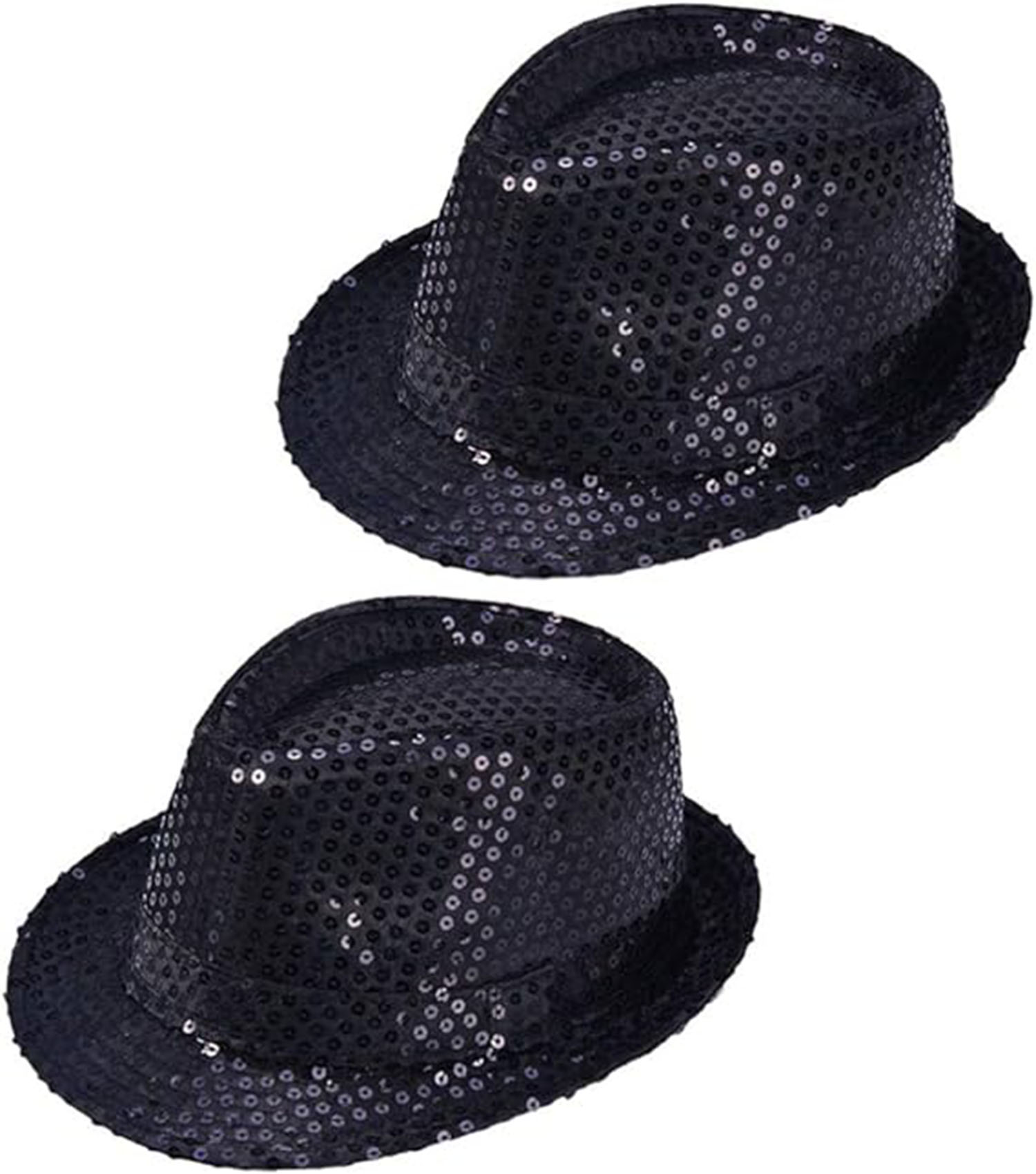 Child Size Black Sequin Hat Show Hat Michael Jackson Hat 54 No