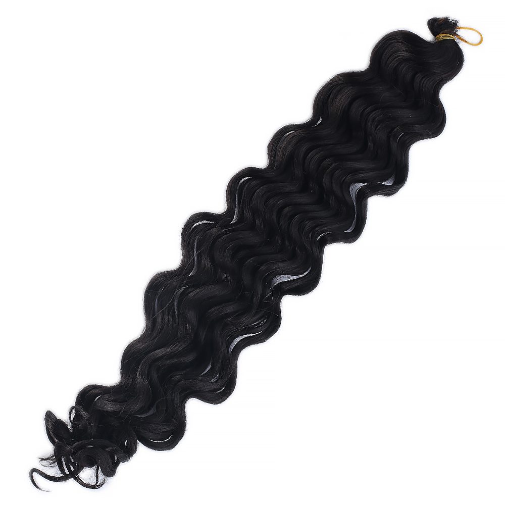 Water Wavy Look Hair / Dark Chestnut