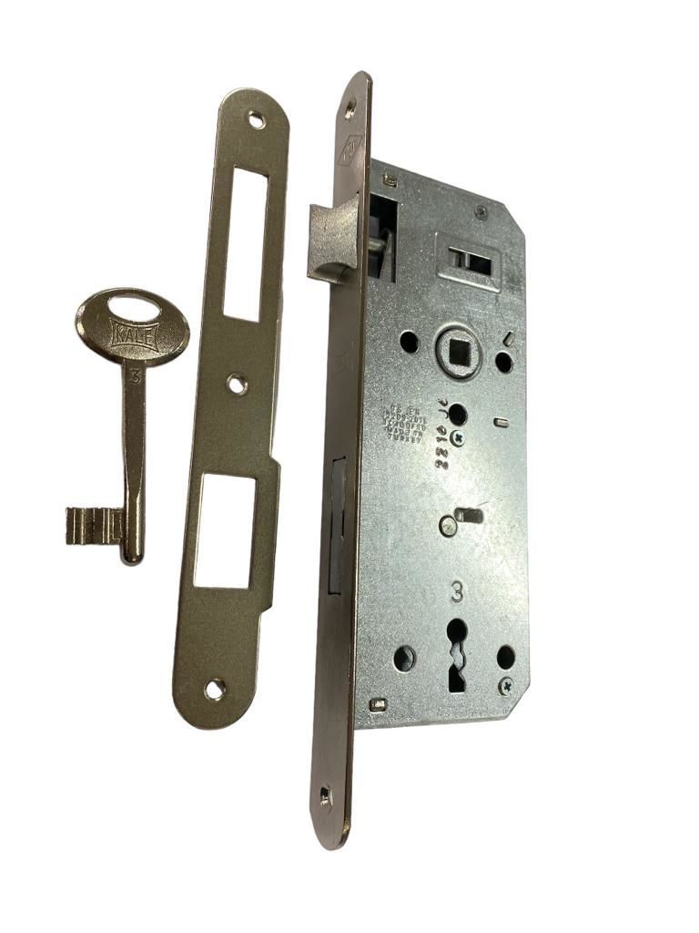 Kale Oval 151 R 40 mm Nickel Room Door Lock