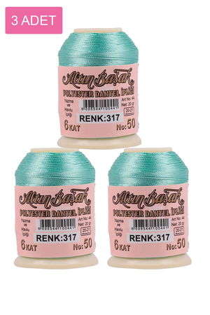 3 Pieces Altinbasak Oya and Lace Floss 20 gr - Turk - No: 317