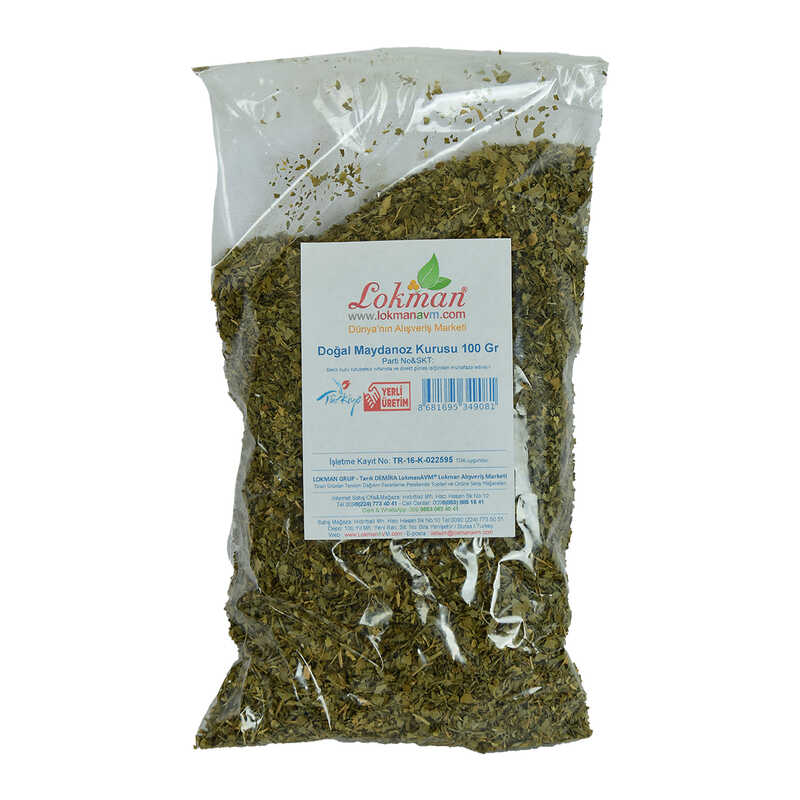 Dried Parsley Natural 100 Gr Package