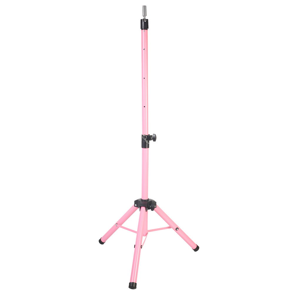 Metal Tripod / Pink + Carrying Case For Custom Hairdresser Training Manikin