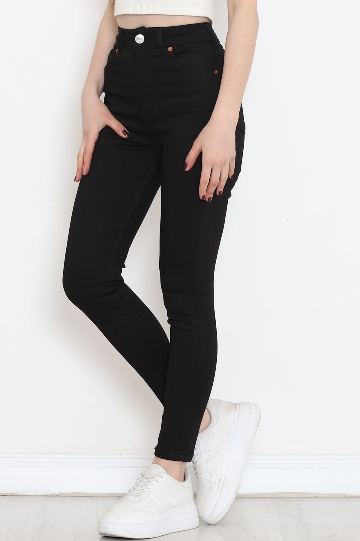 Lycra Jeans Black