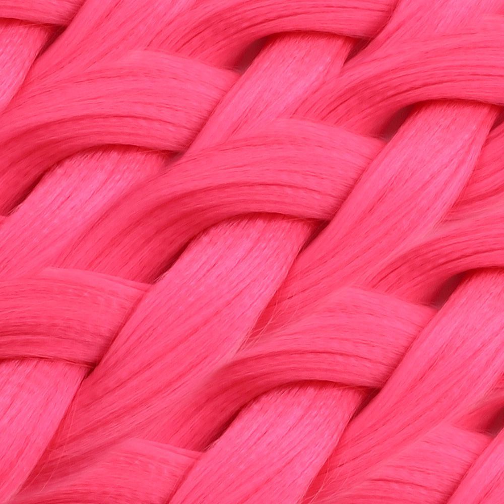 Synthetic Hair For Afro Braid And Rasta / Neon Pink