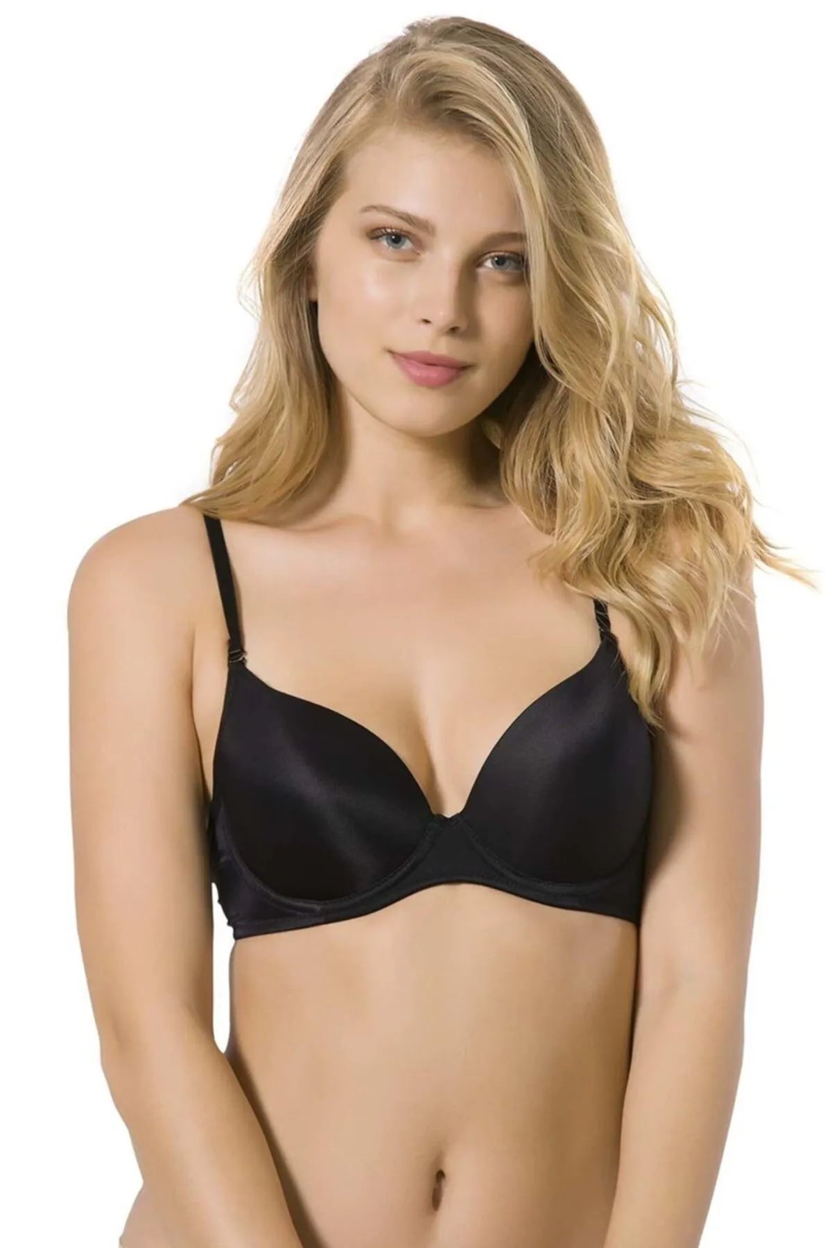 Women's Black Unpadded Basic Bra 2150