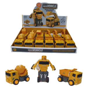 - CONSTRUCTION VEHICLES CONVERTING TOOBOT 1 Piece