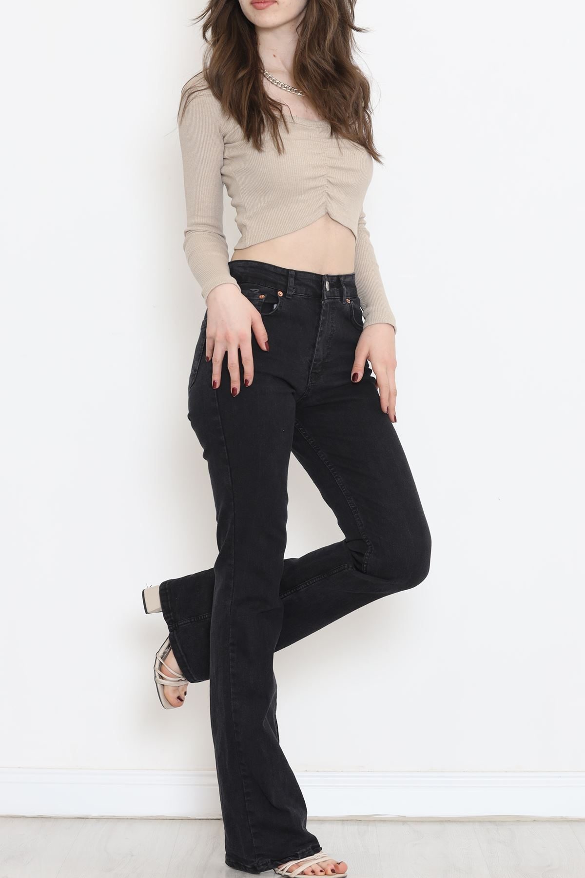 Flared Jeans Trousers Koyufüme5