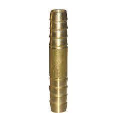 Yellow Solid Brass Hose Fitting 8 mm