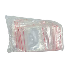 Ziplock Nylon Bag Sachet 6X7 Cm Transparent 100 Pieces 1 Pack