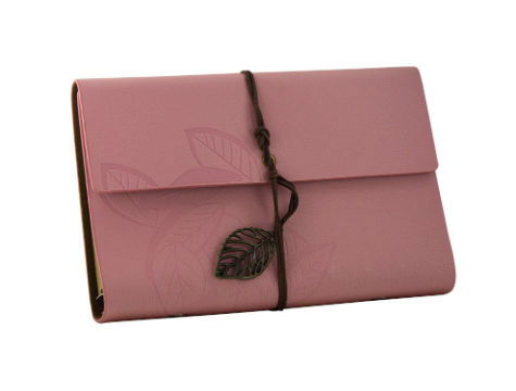 Wallet-Looking Diary - Notepad with Bookmarks