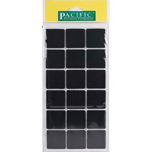 Pacific 6035 BL Adhesive Felt 35 mm X 35 mm Black