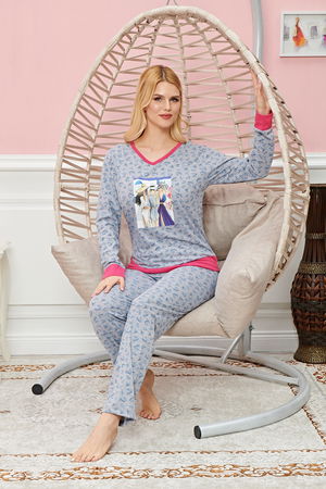 Women's Long Sleeve Pajama Set Model no 7588