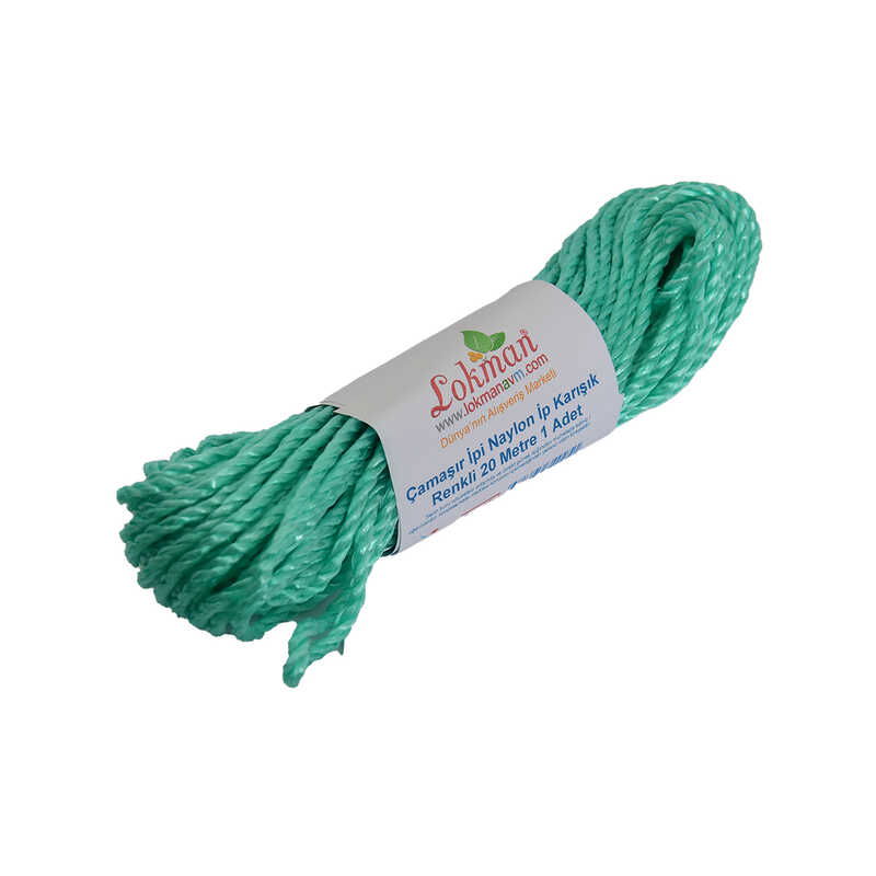 Clothesline Nylon Twine Mixed Color 20 Meters 1 Piece