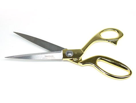 Professional Tailor Scissors - Golden Handle Scissors Large Size