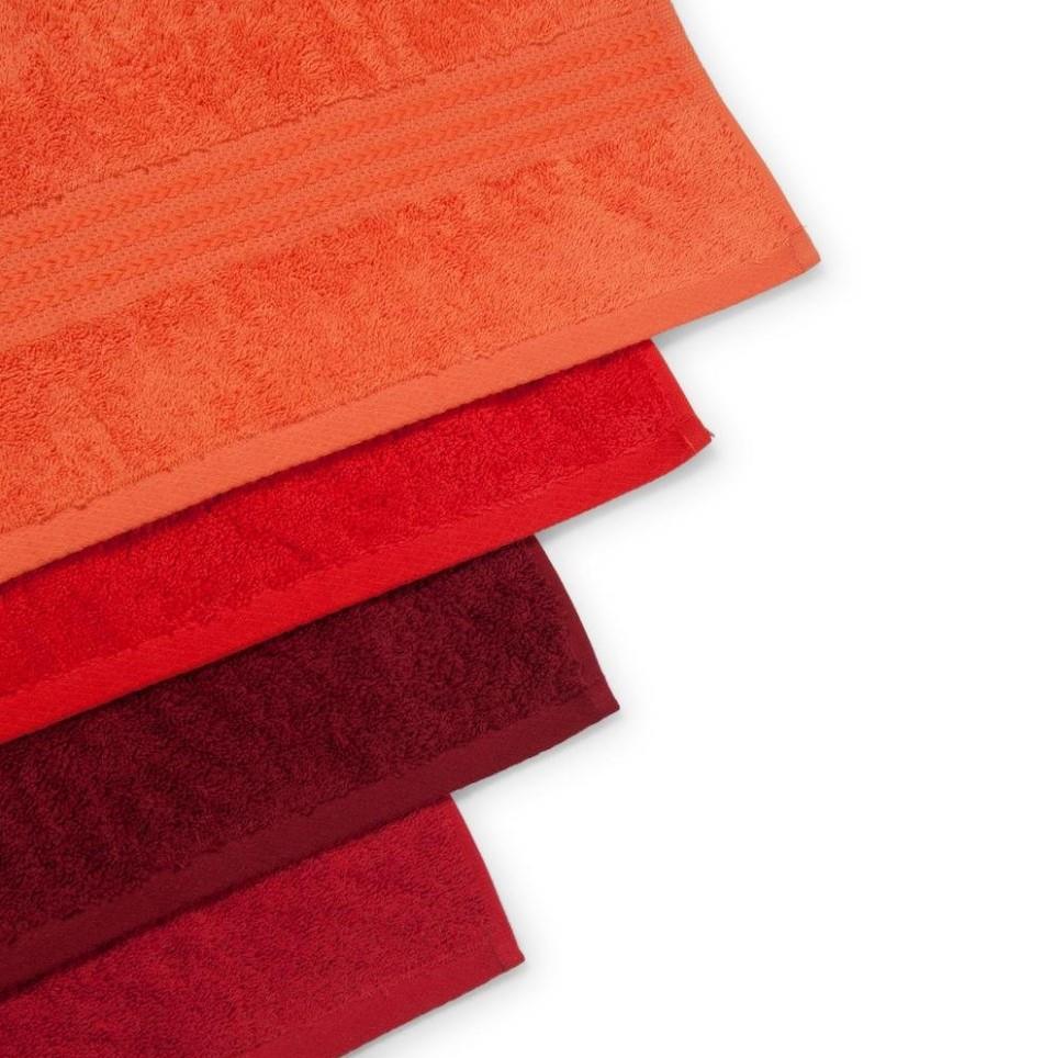 70X140 Towel Set of 4 Red