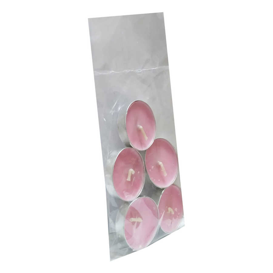 Tea Lights Pembe Mum 5 li 1 package