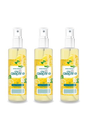 3 Pcs Lemon Cologne Home Office Practical Use Spray 100ml