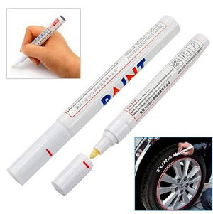 Rubber Writing Pen - White