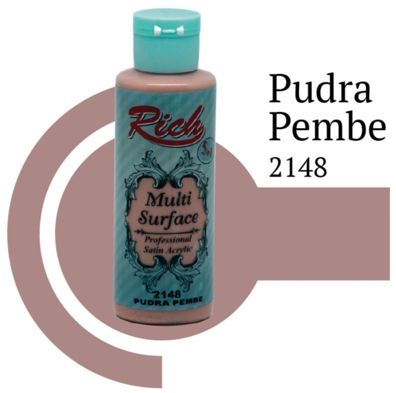 Rich Multi Surface 2148 Pudra Pembe Acrylic Boya 120 cc