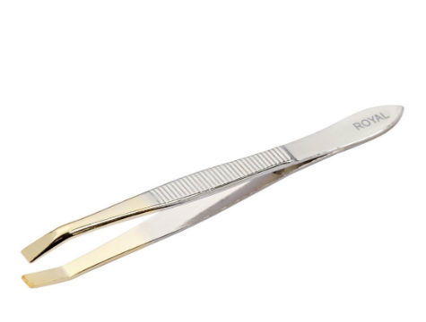 Stainless Tweezers with Gold Tips