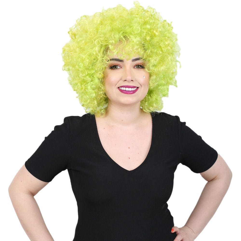 Animation Party And Clown Wig / Neon Green