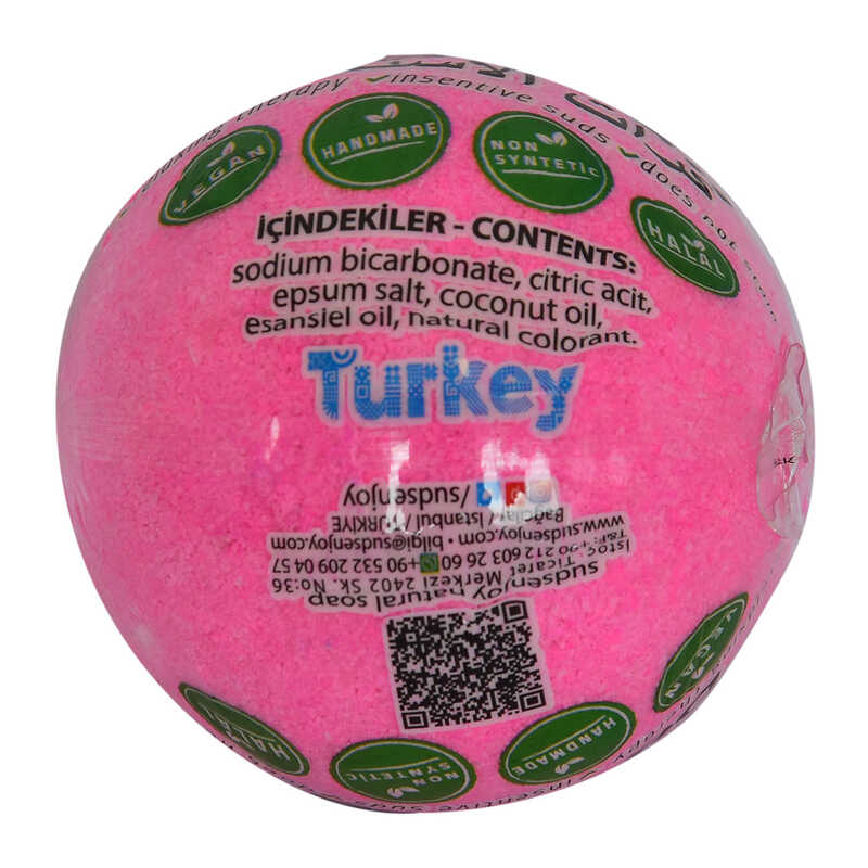 Pink Dreams Handmade Bath Tub Ball Soap Pink 90-120 Gr