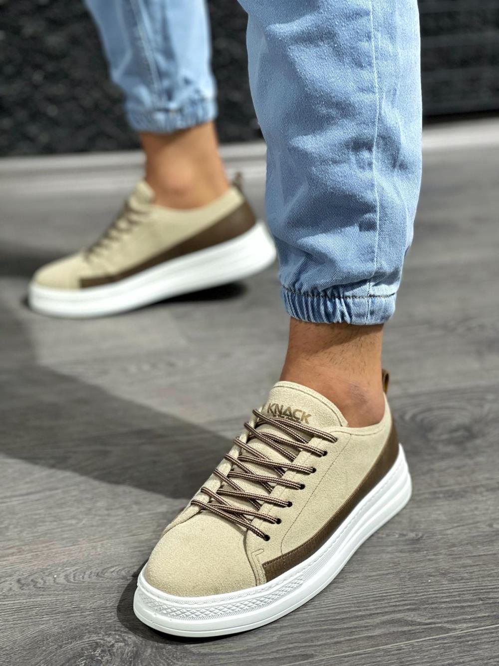 Sneakers Shoes Mink Suede