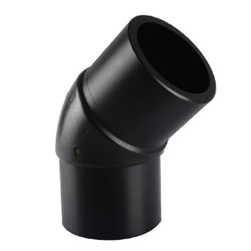 Tega HDPE Spigot Open Elbow 125 mm 45 Degree