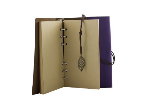 Wallet-Looking Diary - Notepad with Bookmarks