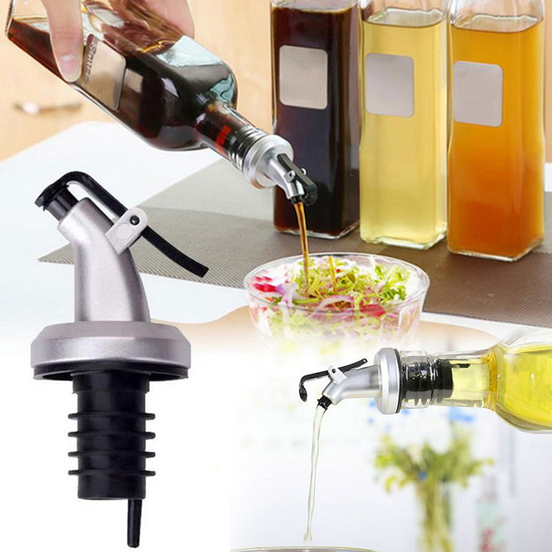 Clamshell Bottle Tip Serving Apparatus Dropper Oil Dispenser Stopper