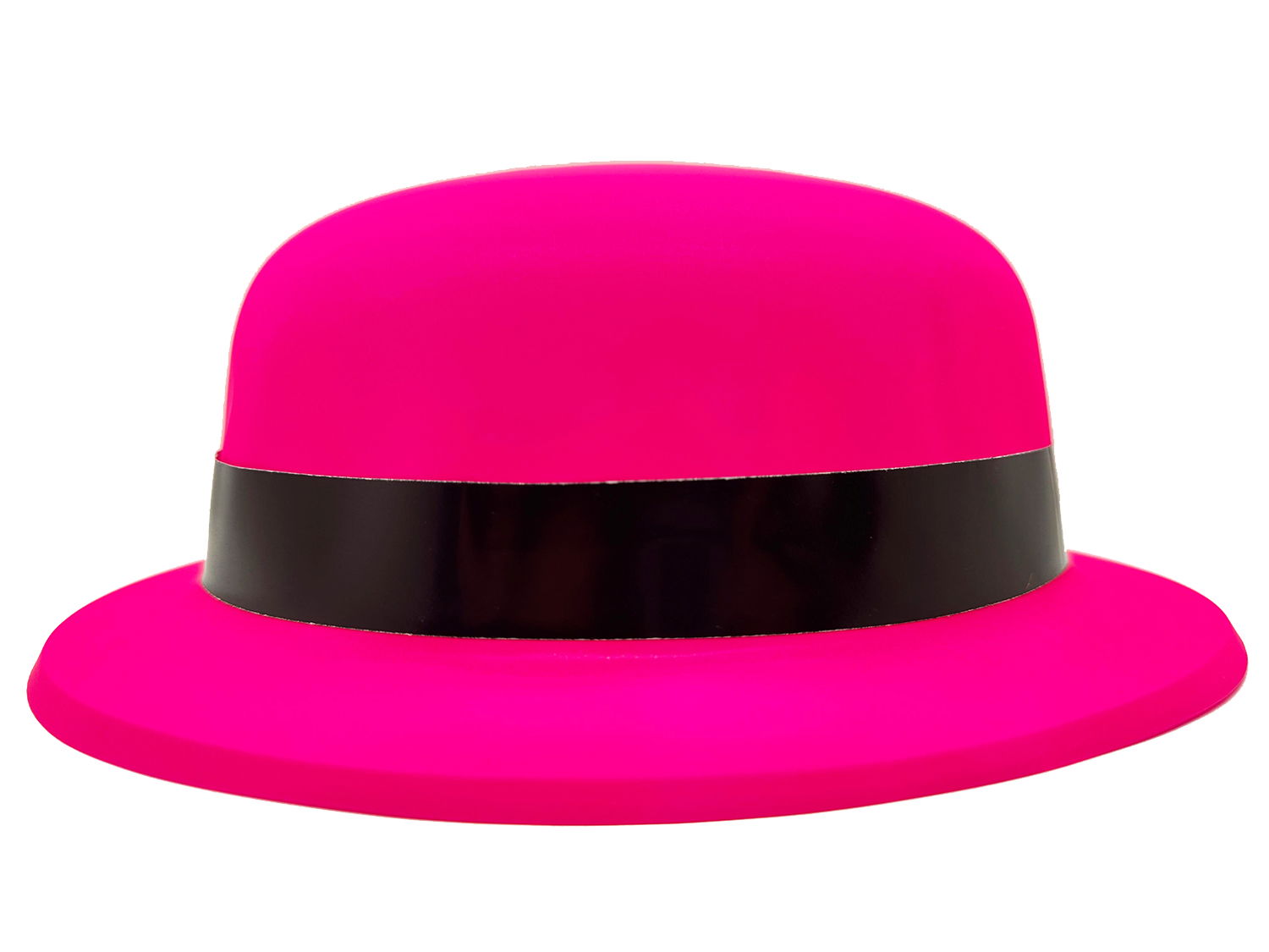 Neon Party Pink Color Melon Plastic Party Hat