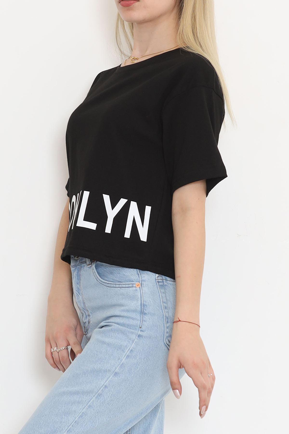 Printed T-Shirt Black