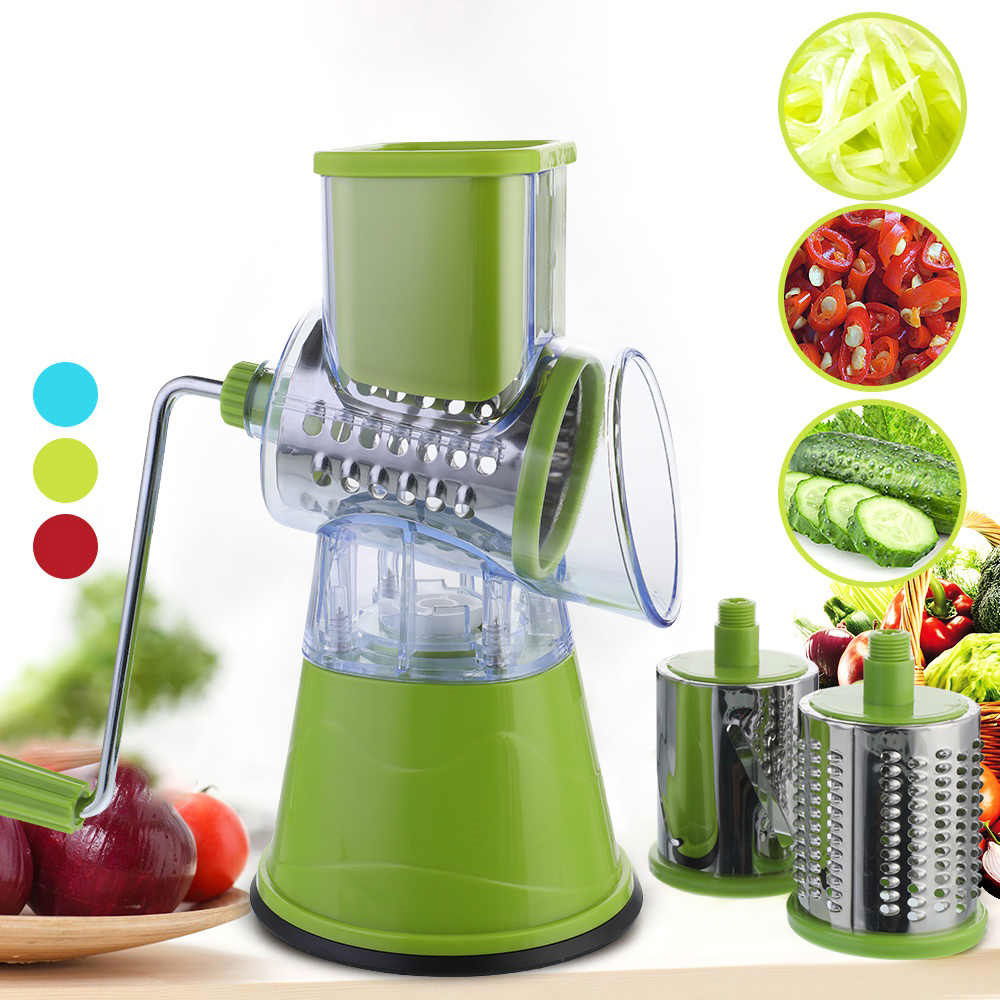 Practical Roll Grater Drum Grater with Handle Rotary