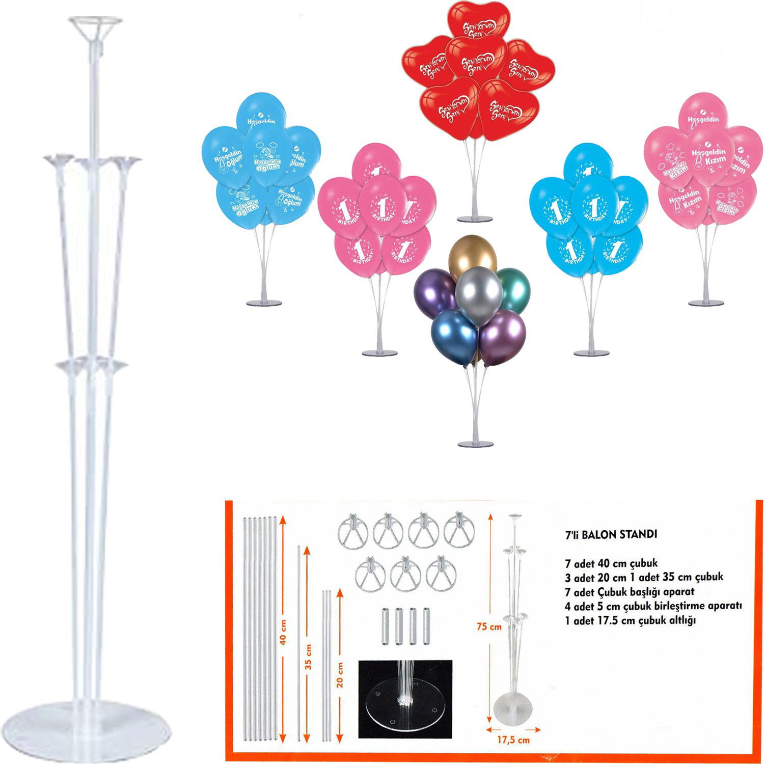 Balloon Stand 75 cm