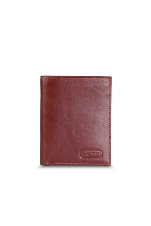 Fine Tan Vertical Leather Men's Wallet