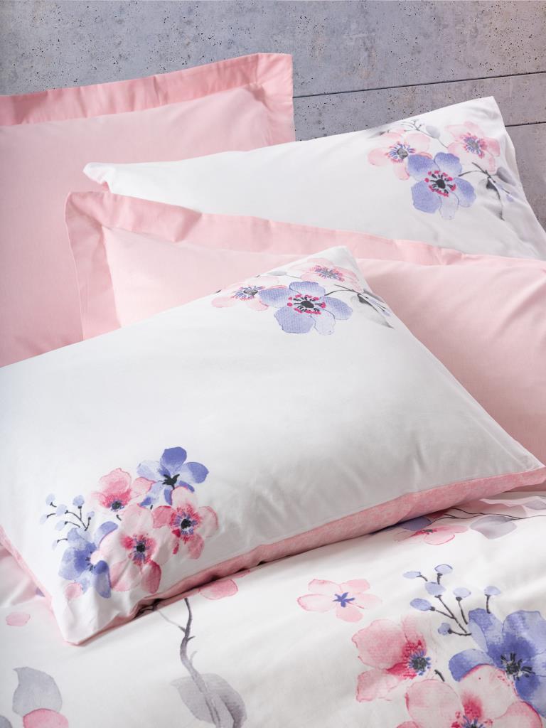 Ranforce Duvet Cover Set Double Jayda Pink