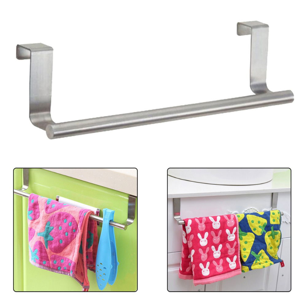 Kitchen Cabinet and Drawer Towel Rack - Over Door Towel Rack