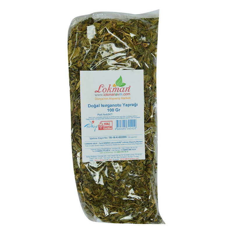 Natural Nettle Leaf 100 Gr Package