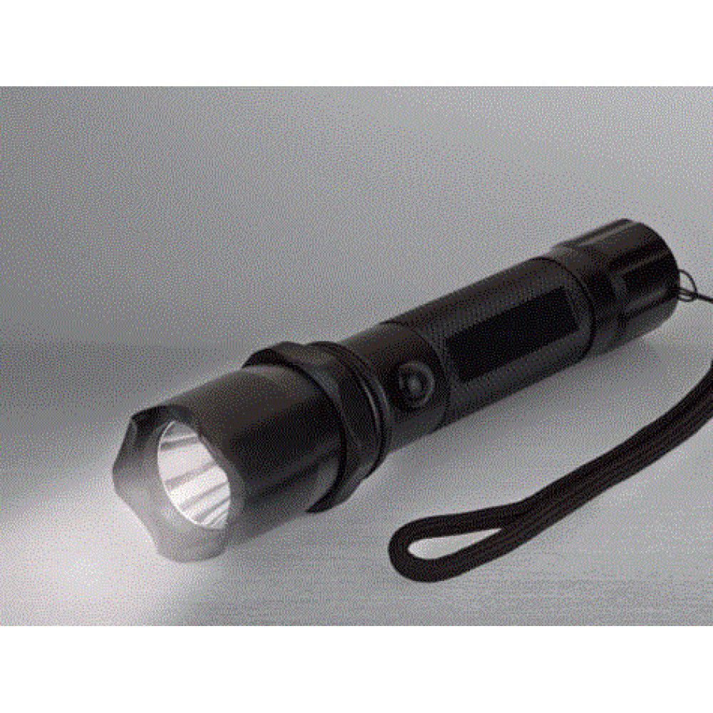 Police Flashlight: Zoom + Collector + Rechargeable Flashlight (500 meters)