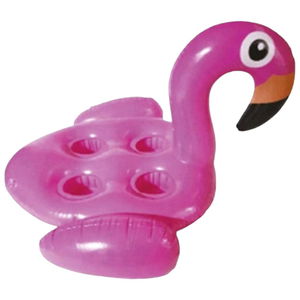 Flamingo Shaped 4-Piece Cup Holder