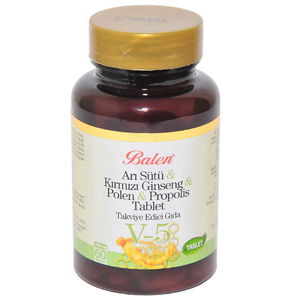 Royal Jelly & Red Ginseng & Pollen & Propolis 60 Tablets