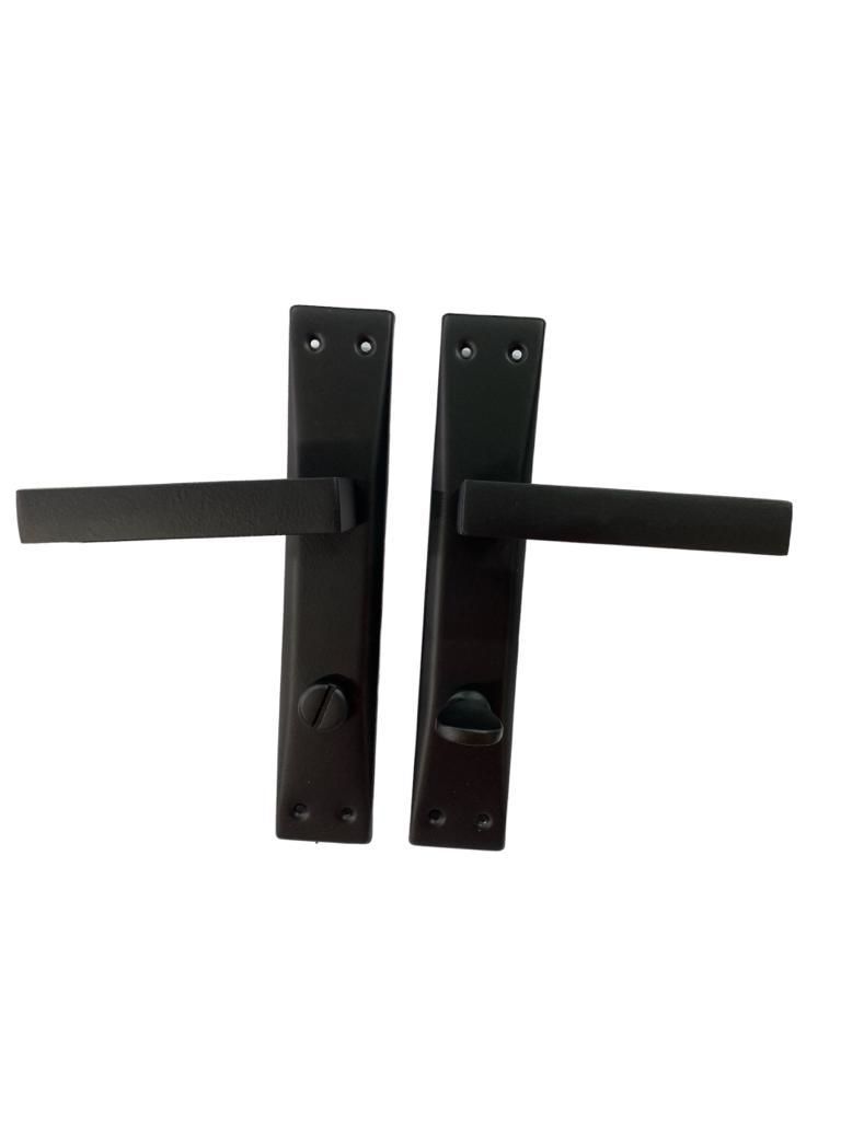 Adil Riva Matte Black Wc Door Handle