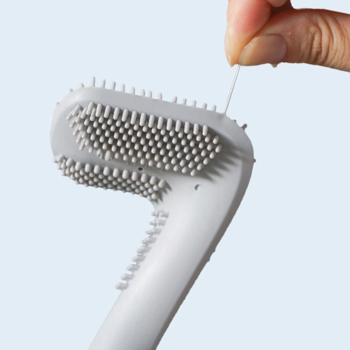 Silicone Wc Toilet Bowl Cleaning Brush with Golf Club Design