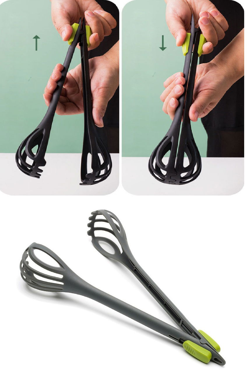 Stainless Kitchen Tongs - 27 Cm Grill Barbecue Tongs