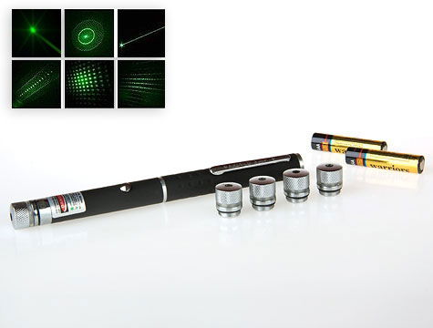 Green Laser Pointer 8000 mW 5 Heads