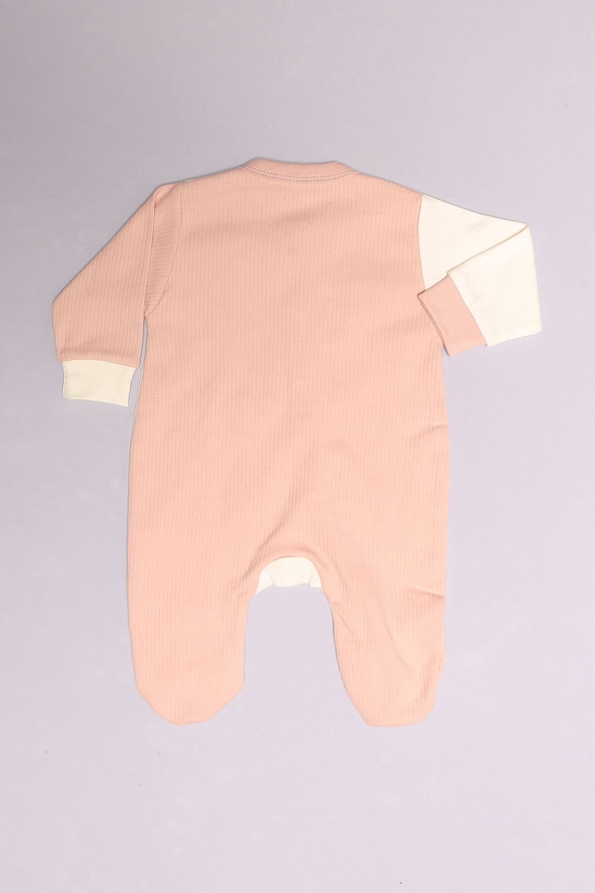 1-6 Month Baby Jumpsuit White Powder